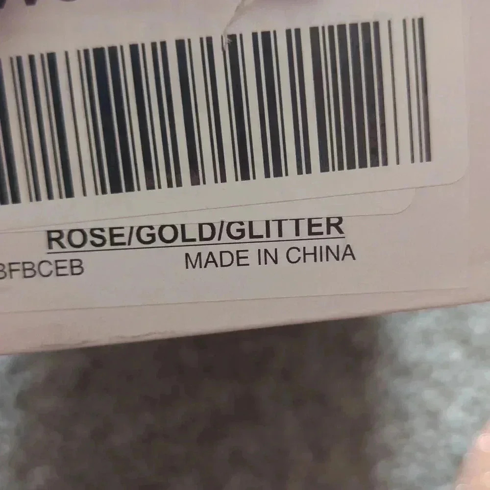 Dream pairs kids Rose Gold glitter Shoes - Picture 6 of 10